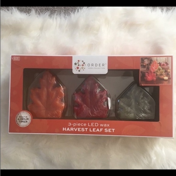 3-Piece LED WAX HARVEST LEAF SET - Picture 1 of 4